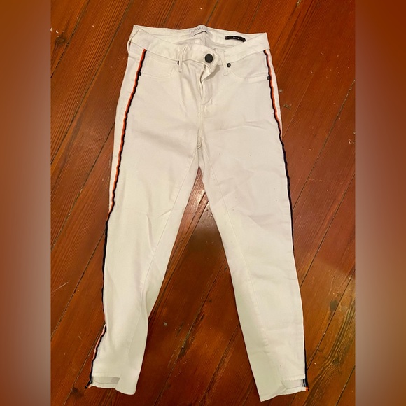 Parker Smith Tuxedo Stripe Skinny Jean - Picture 2 of 6